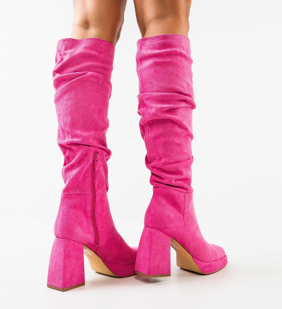 Cizme Sami Fuchsia - Eleganță și Stil Modern - imagine 6