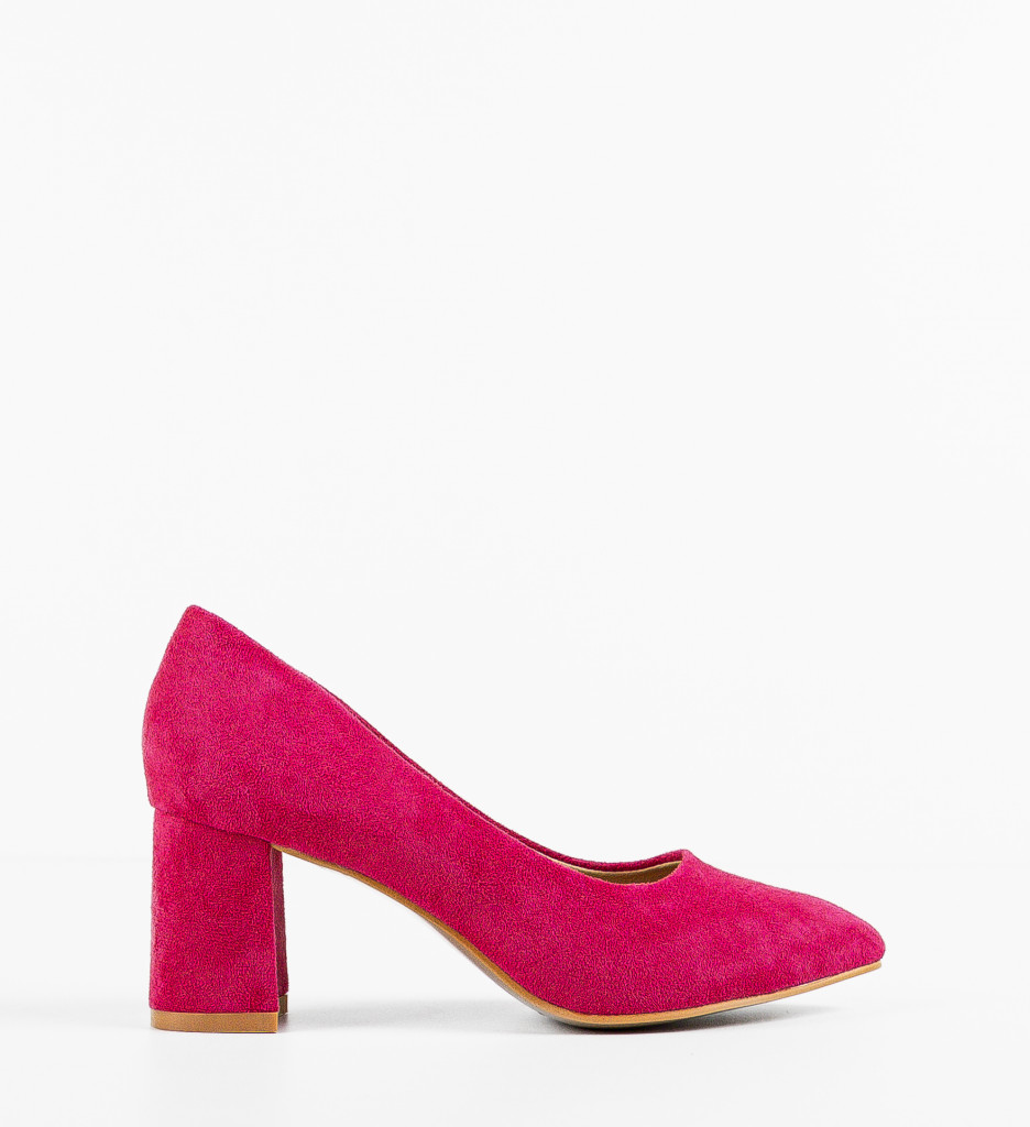 Pantofi Brook Fuchsia | Toc Elegant - imagine 5