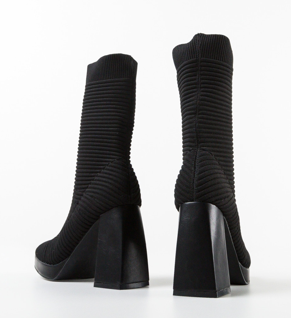 Cizme Dama Erok Negre | Eleganță și Stil - imagine 5