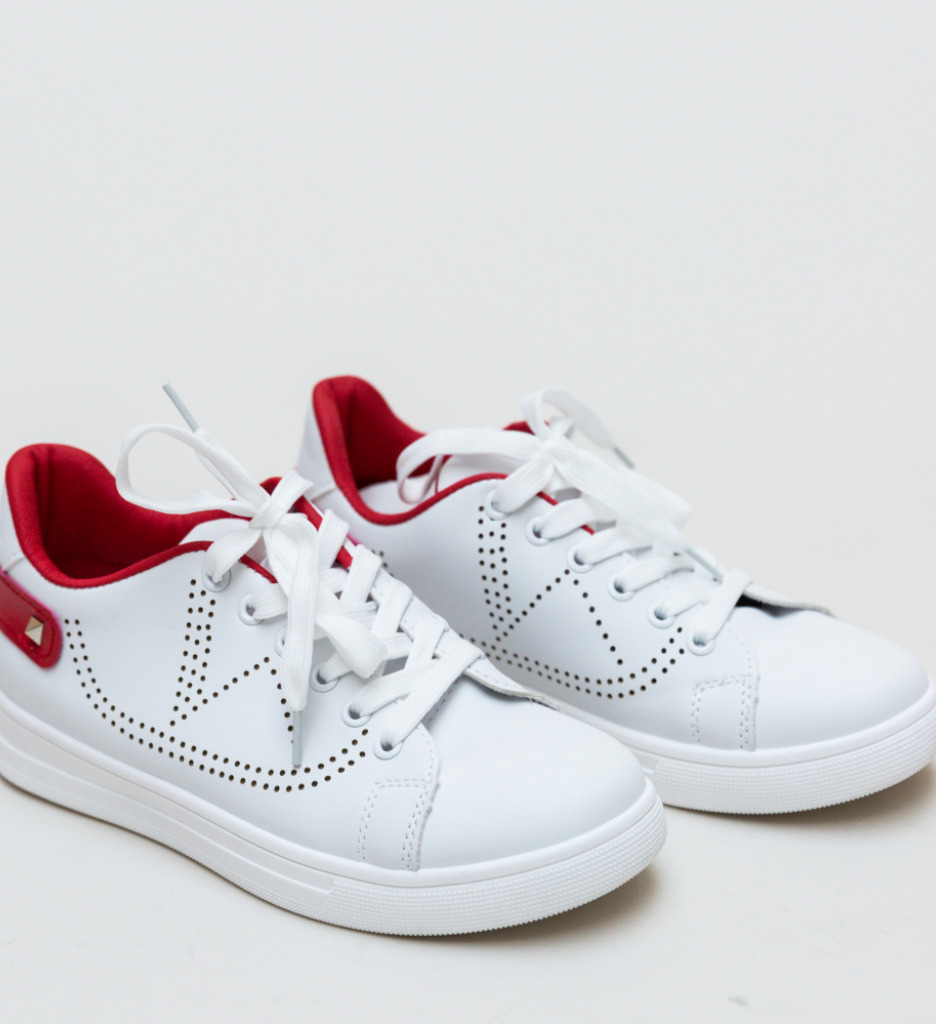 Pantofi Sport Albi - Confort și Versatilitate - imagine 2