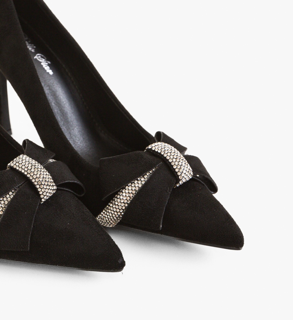 Pantofi Stiletto Negri Subhaa - Eleganță Maximă - imagine 4