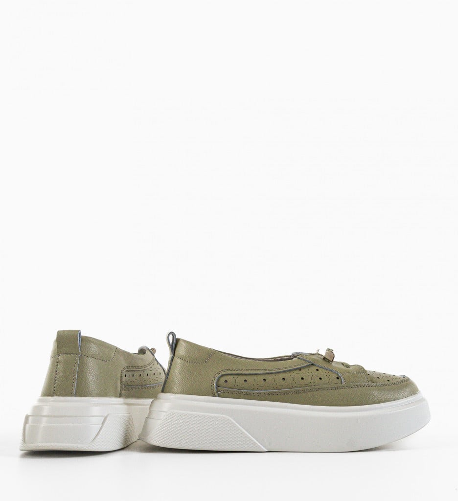 Pantofi Casual Darya Khaki - Confort și Stil Zilnic - imagine 6