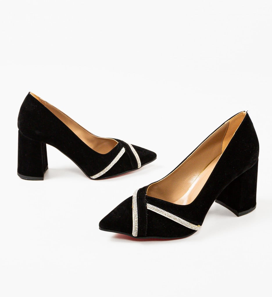 Pantofi Dama Crysta Negri 2 - Eleganță și Stil - imagine 4