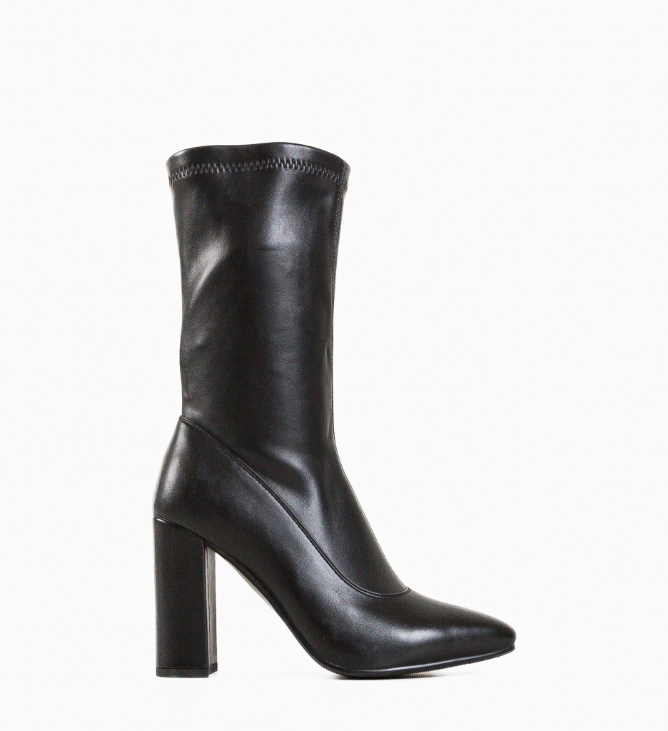 Botine Dama Brada Negre - Eleganță și Confort - imagine 5