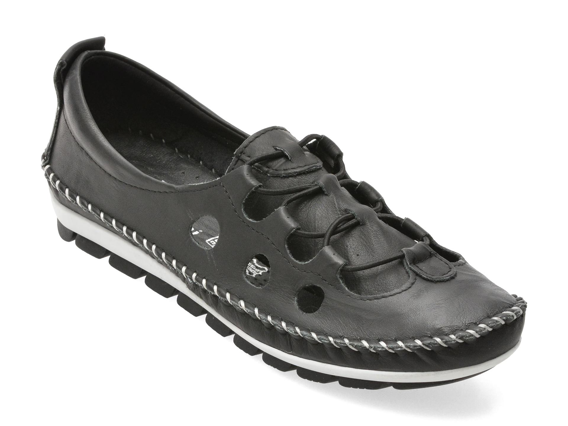 Pantofi FLAVIA PASSINI Negri Piele Naturală