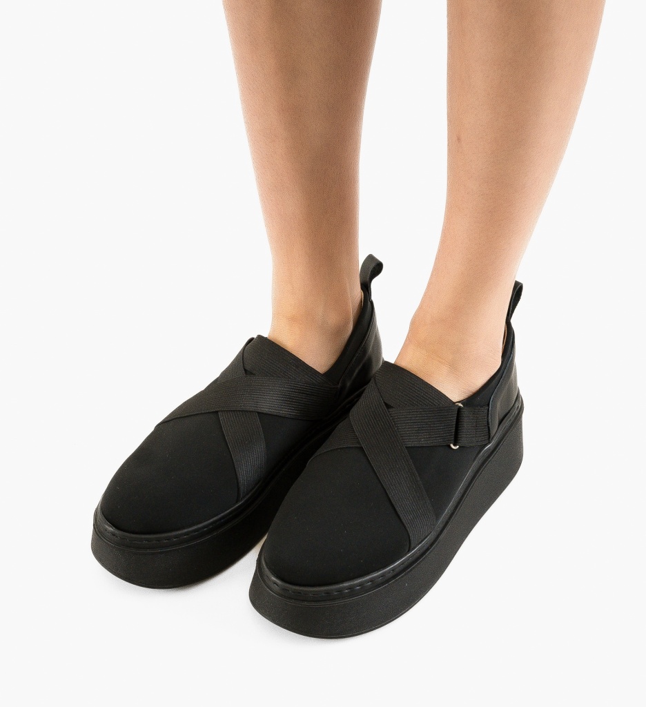 Pantofi Casual Freya Negri - Confort și Stil Zilnic