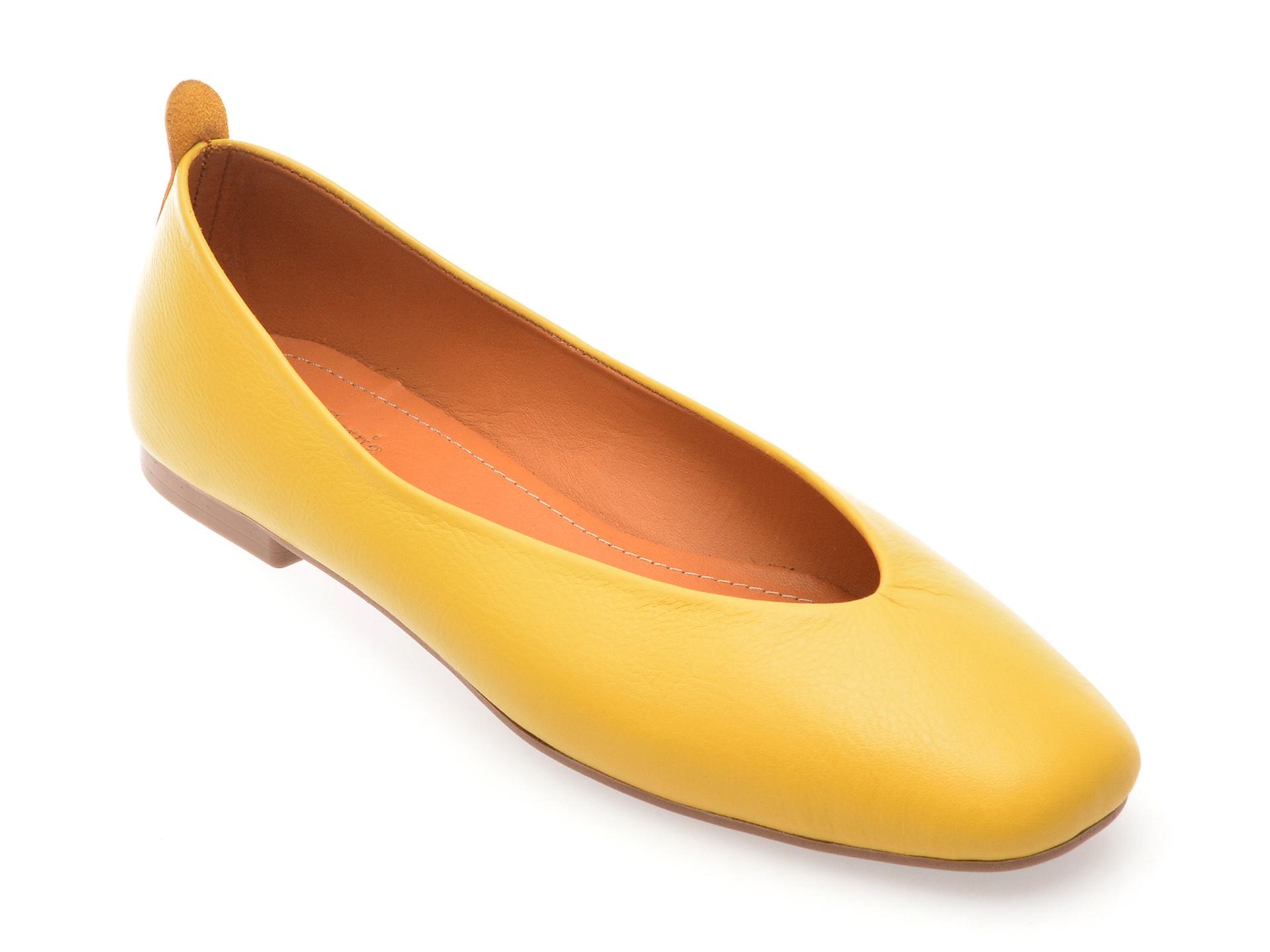 Balerini Flavia Passini piele naturală galbeni