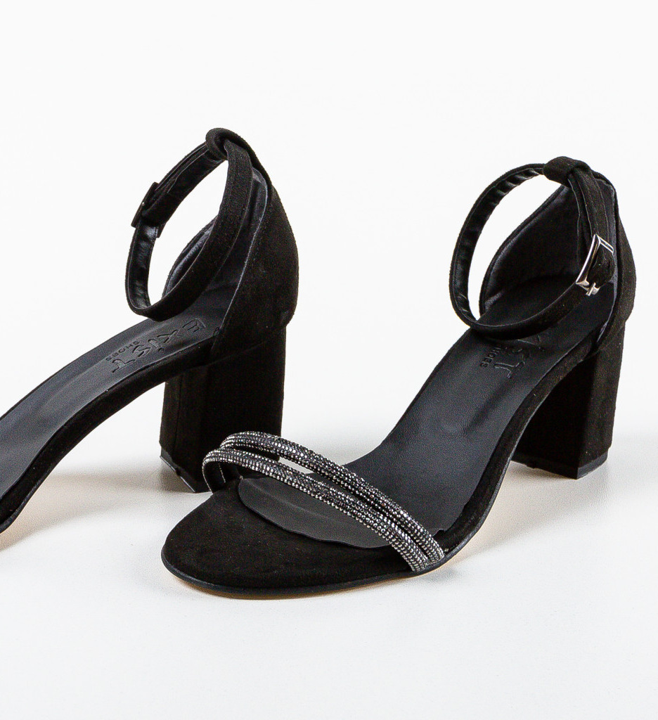 Sandale Toc Gudy Negre - Stil și Confort - imagine 5