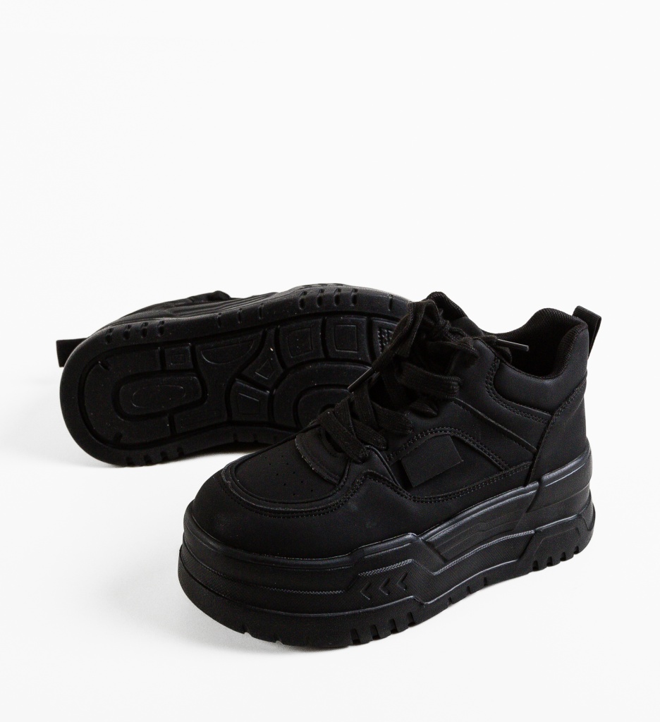 Sneakers Dama Kiyter Negri – Confort & Stil - imagine 8
