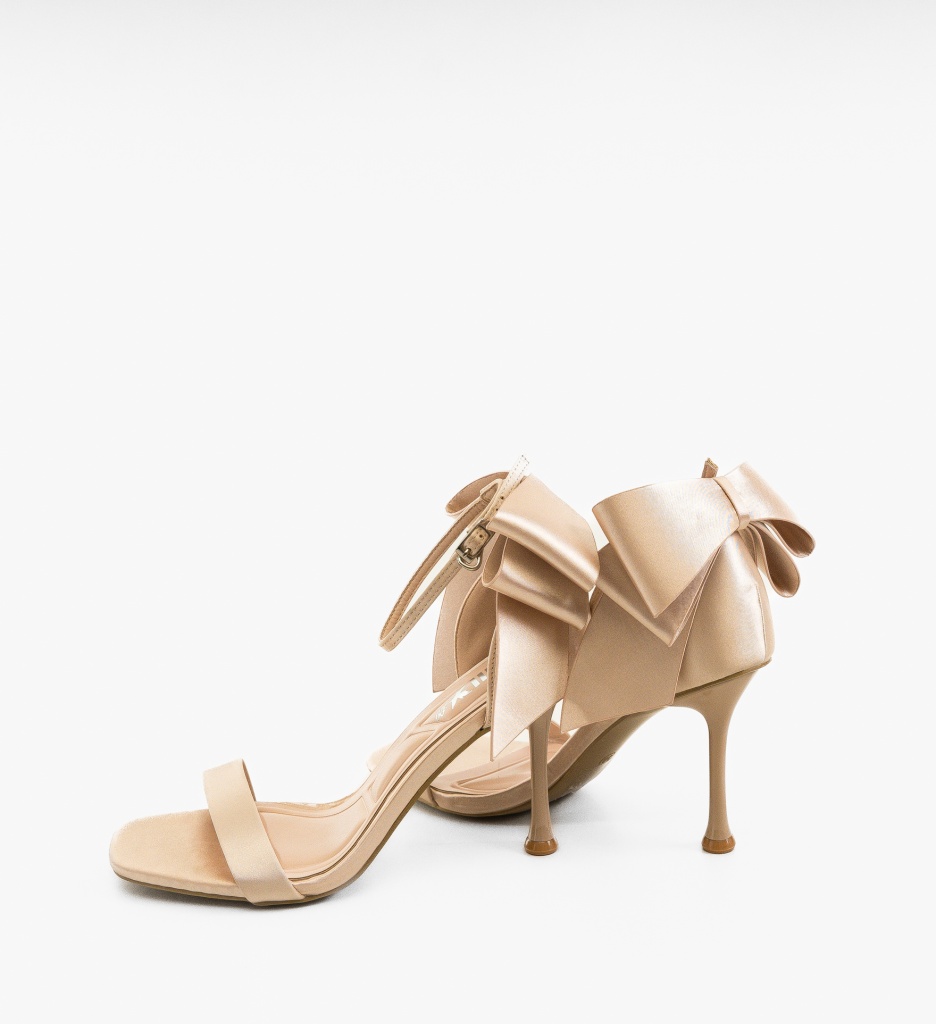Sandale cu Toc Raust Bej – Eleganță și Confort - imagine 3