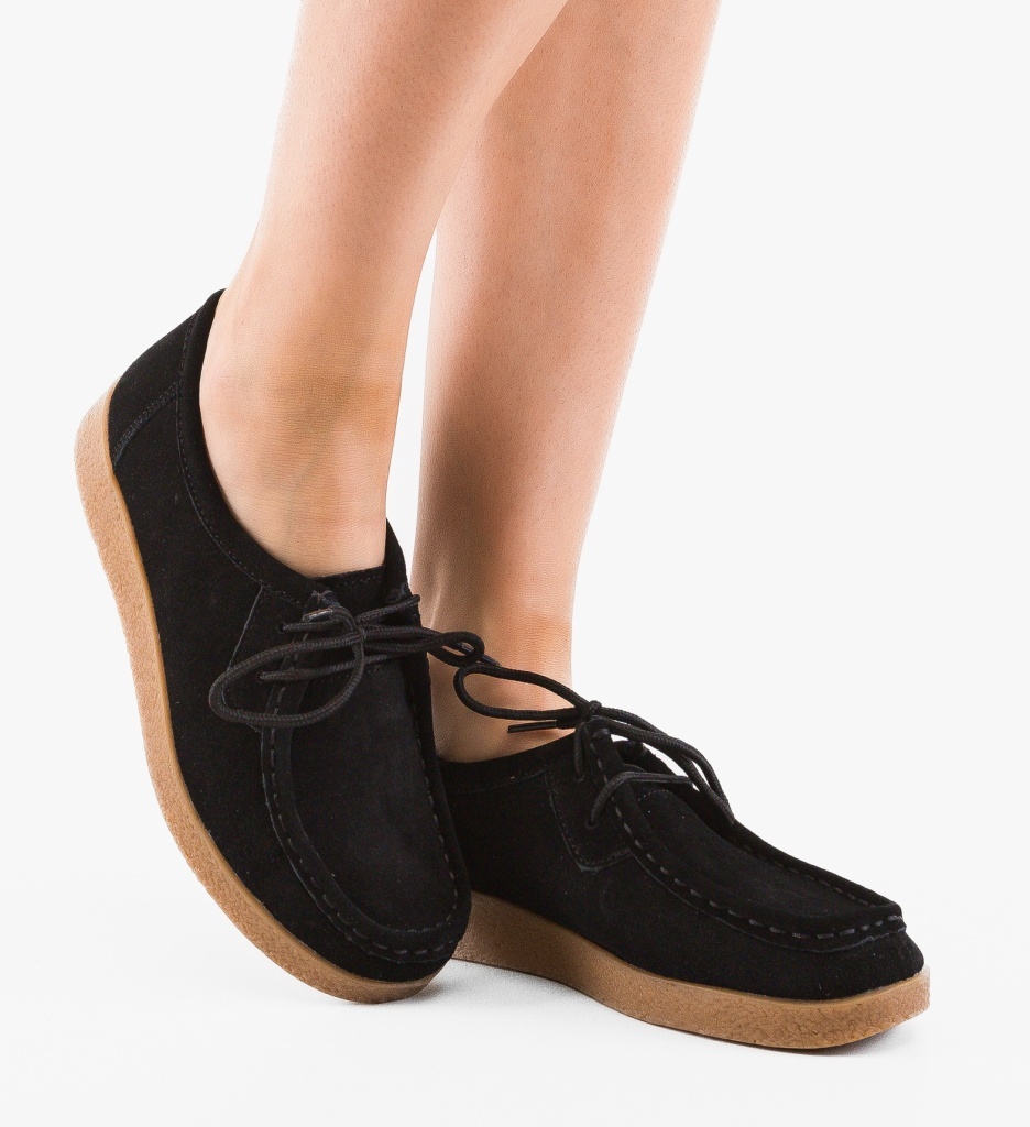 Pantofi Casual Neca Negri | Confort & Stil - imagine 15
