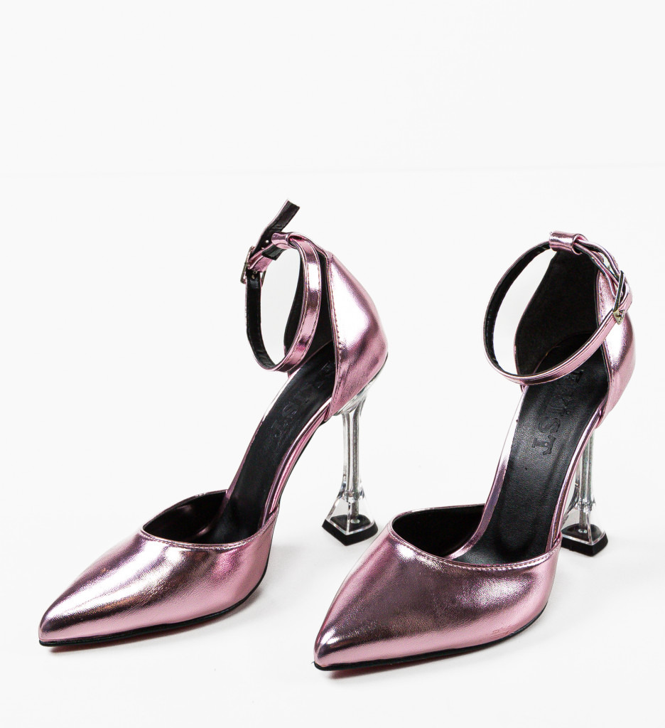 Pantofi cu toc Kane Roz - Eleganță și Stil - imagine 7