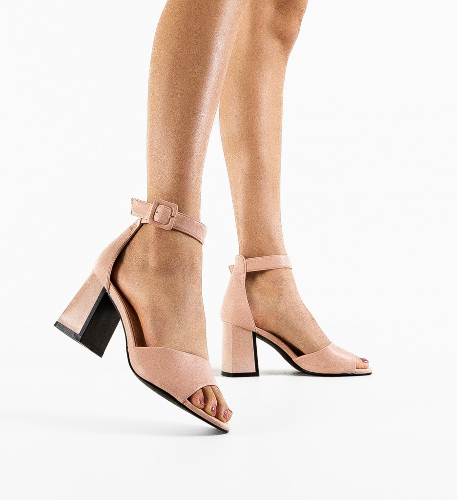 Sandale Beta Nude | Eleganță și Stil Feminin - imagine 2