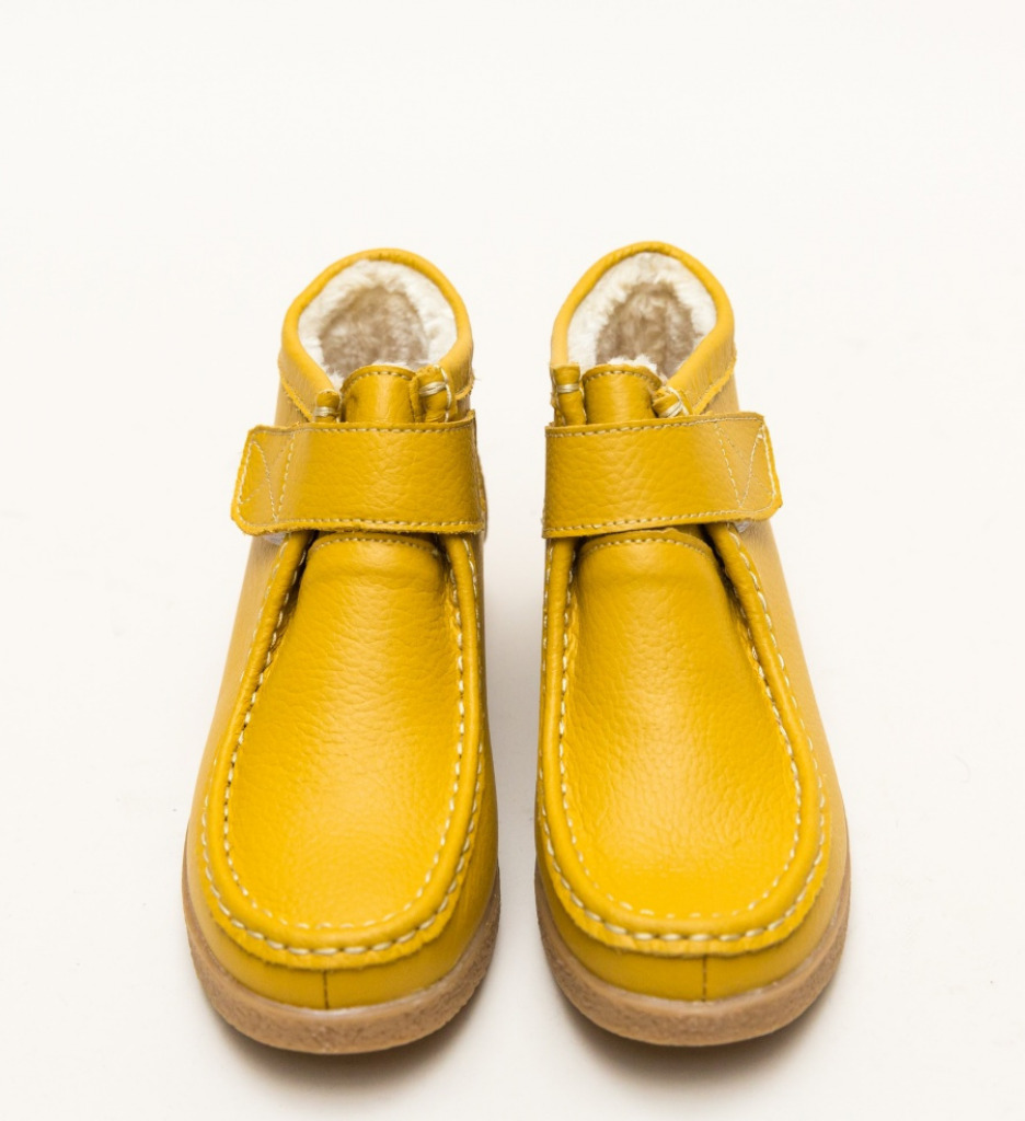 Pantofi Casual Debir Galbeni 2 - Confort Stilat - imagine 4
