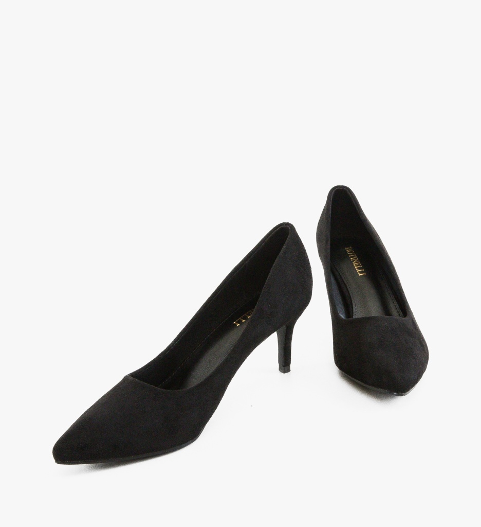 Pantofi Cheloo Negri cu Toc Eleganți - imagine 4
