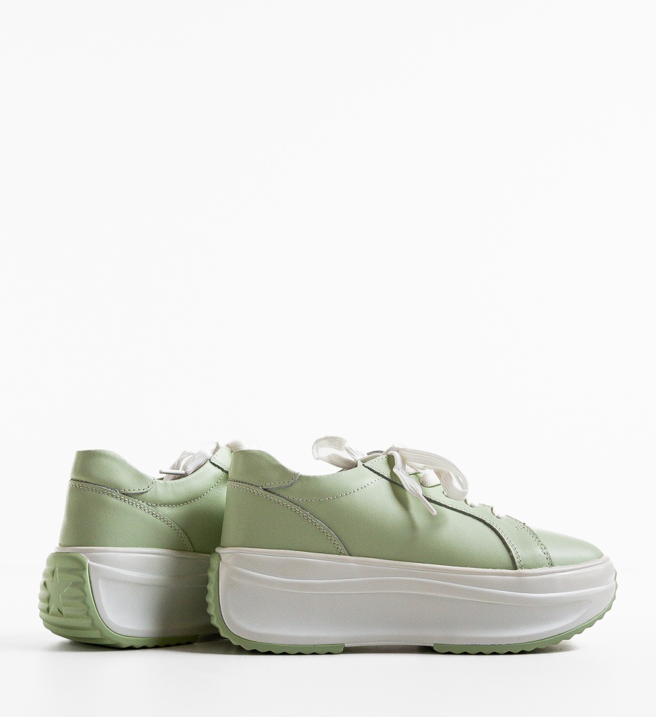 Pantofi Casual Yrna Verzi - Confort și Stil - imagine 4