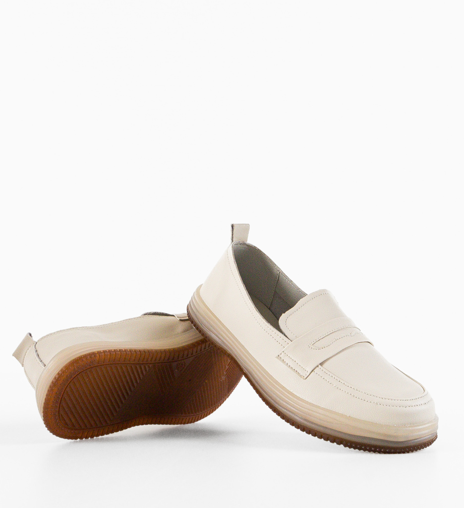 Pantofi Casual Taqqiq Bej | Confort și Stil - imagine 6