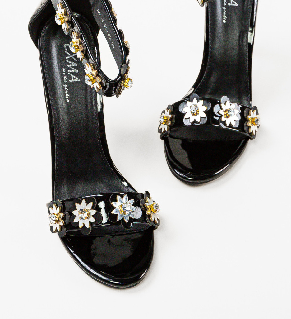 Sandale Adelbert Negre | Eleganță și Stil - imagine 7