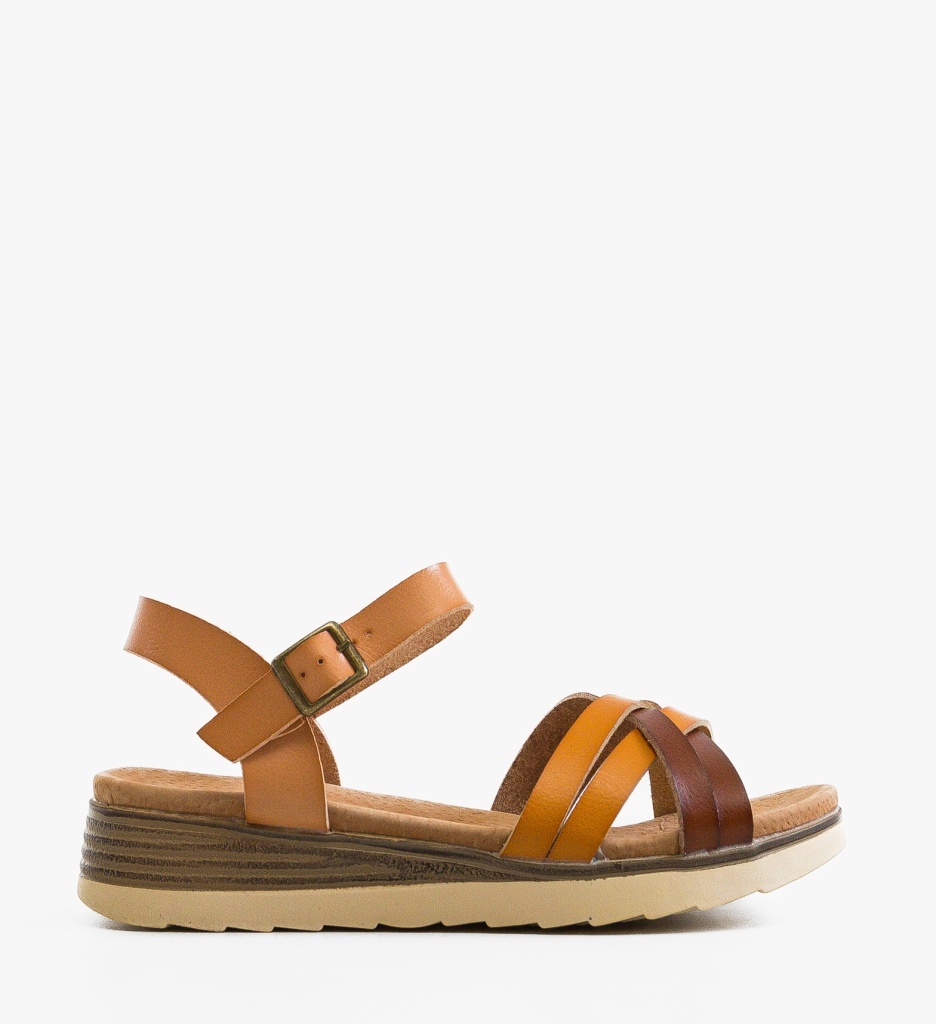 Sandale Dama Usha Camel - Eleganță și Confort - imagine 6