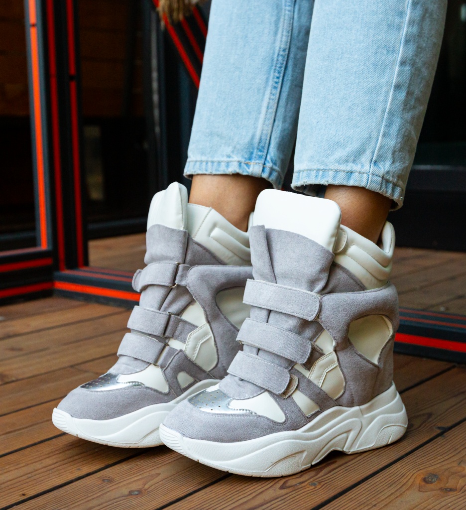 Sneakers dama Marran Albi - Confort și Stil - imagine 6