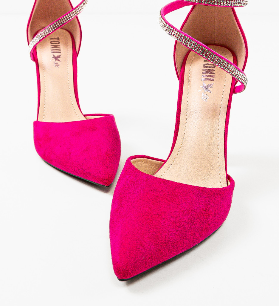 Pantofi cu toc Kyk Fuchsia - Eleganță și Stil - imagine 6