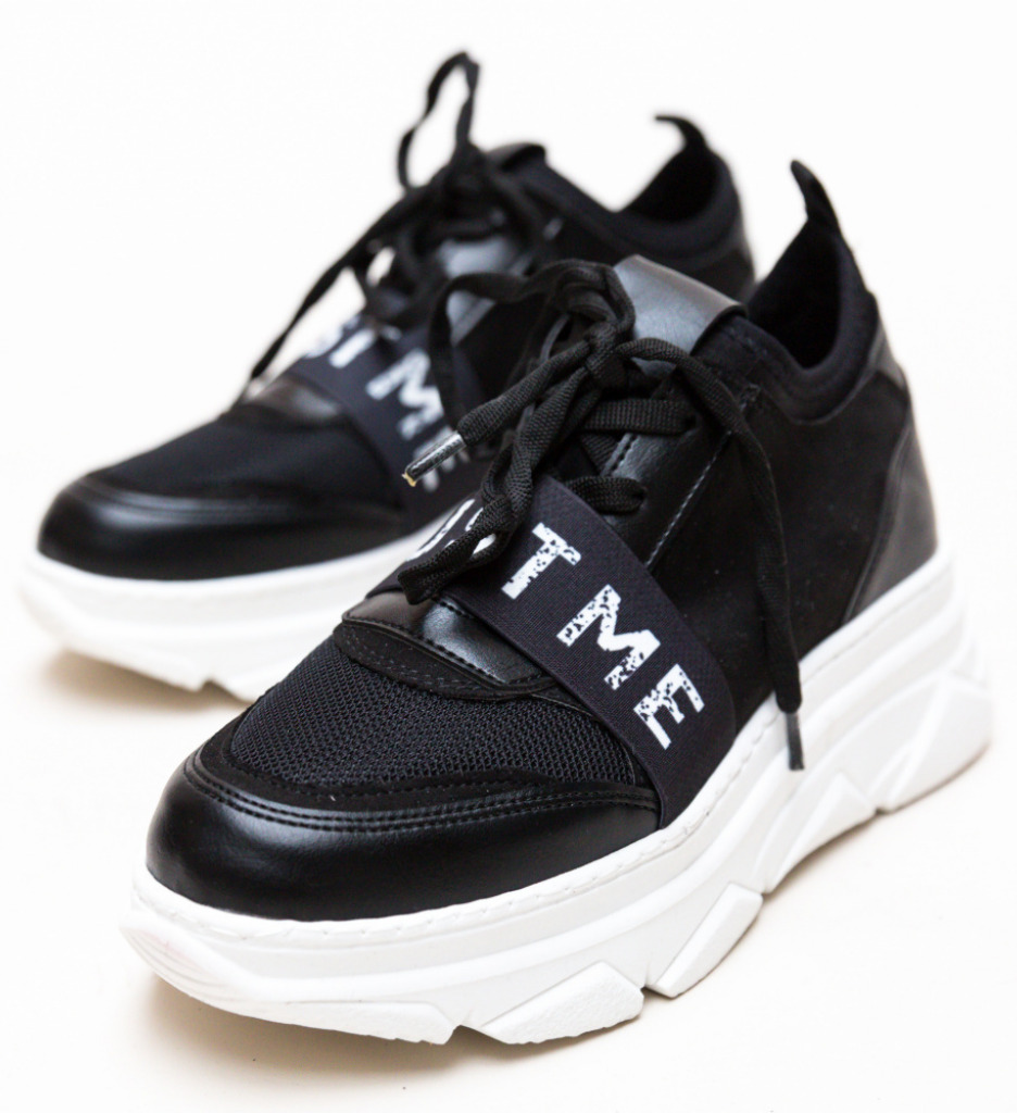 Pantofi Sport Calot Negri - Confort și Stil - imagine 4