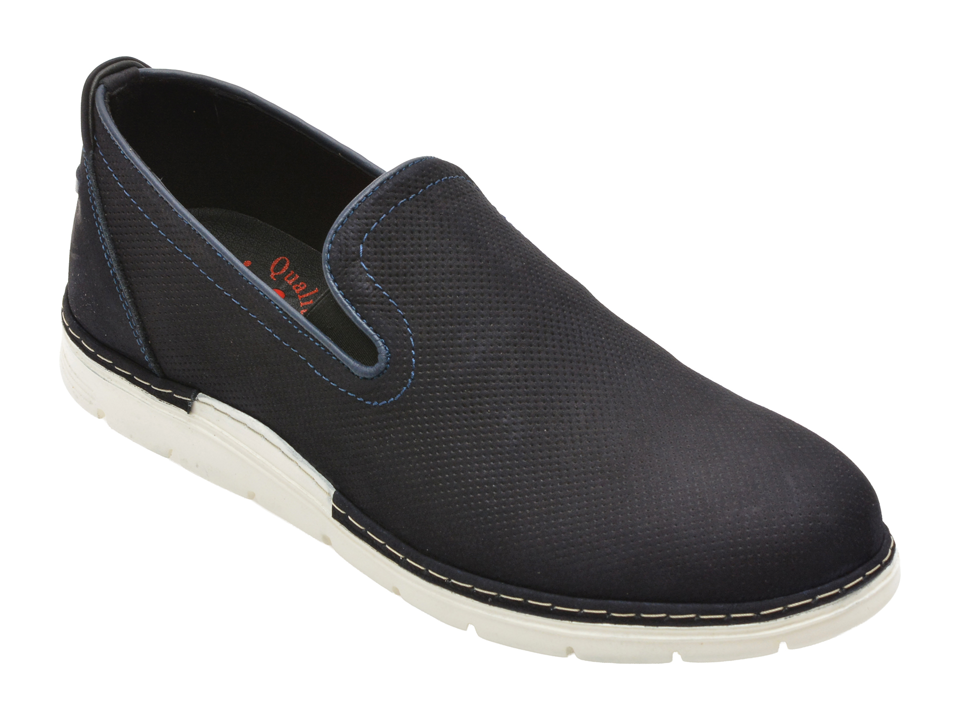 Pantofi OTTER Bleumarin Nabuc Casual E1972
