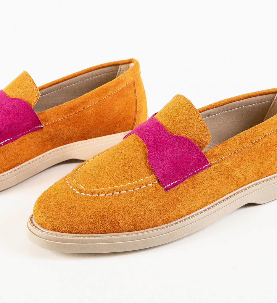 Pantofi Casual Andrey Portocalii - Confort și Stil - imagine 4