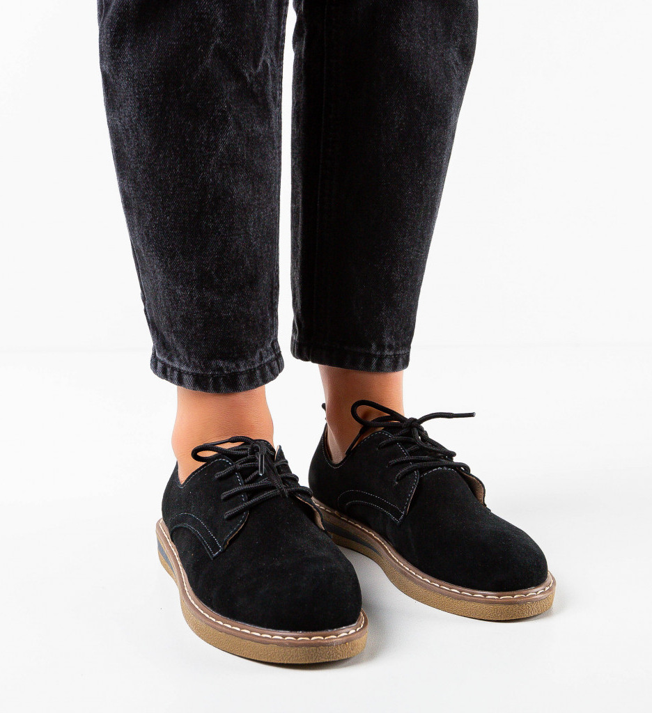 Pantofi Casual Romena Negri - Confort și Stil - imagine 3