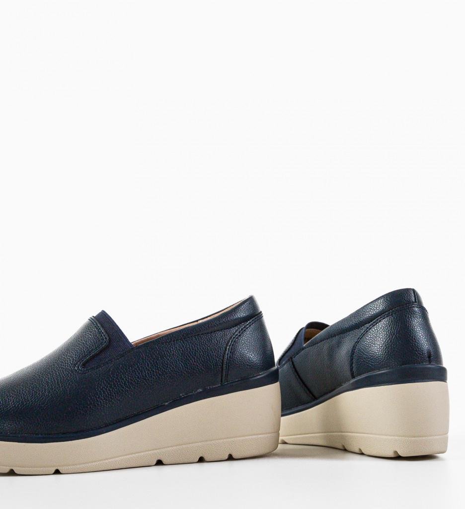Pantofi Casual Yanam Bleumarin - Confort Stilat - imagine 5