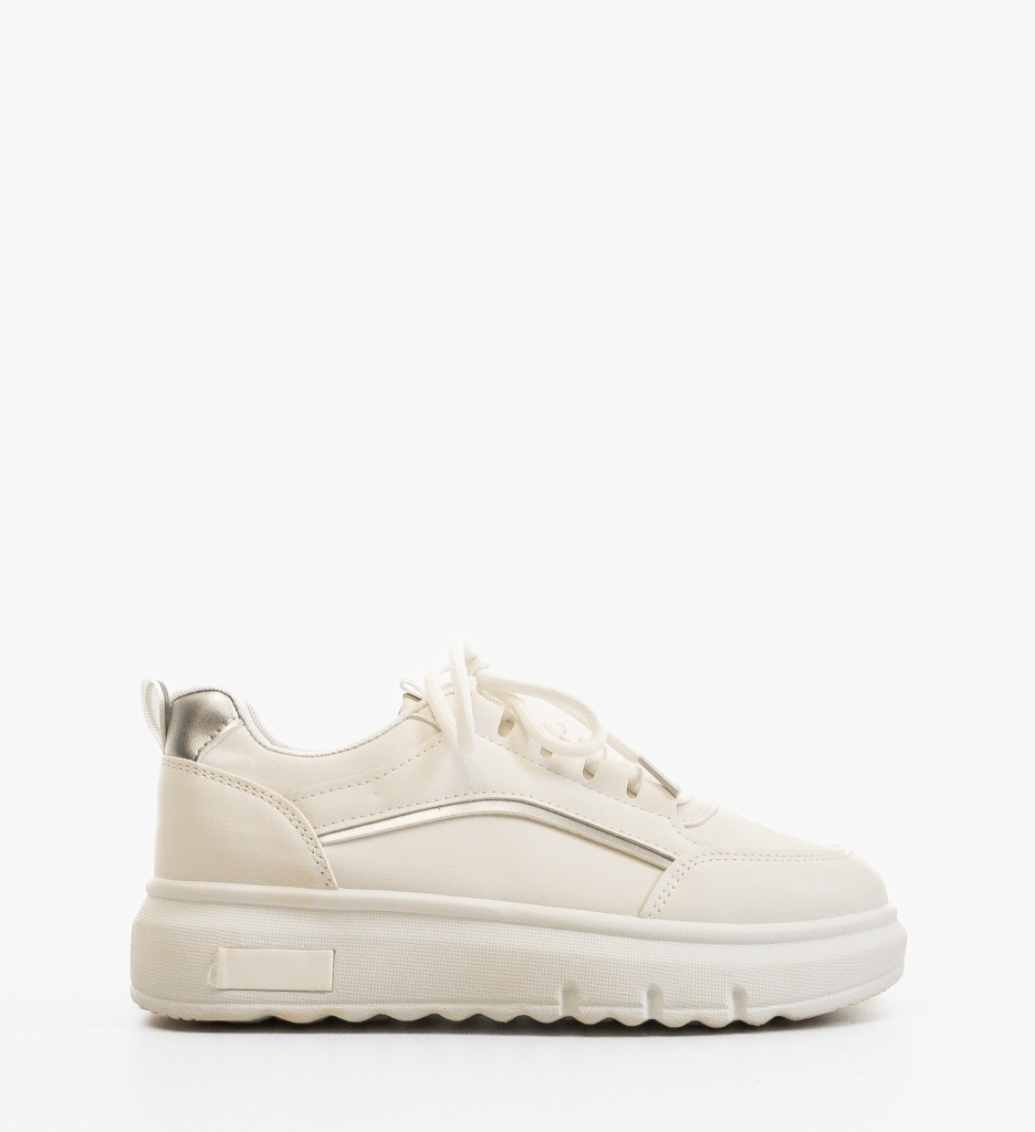 Sneakers Dama Elys Albi | Confort și Stil - imagine 5