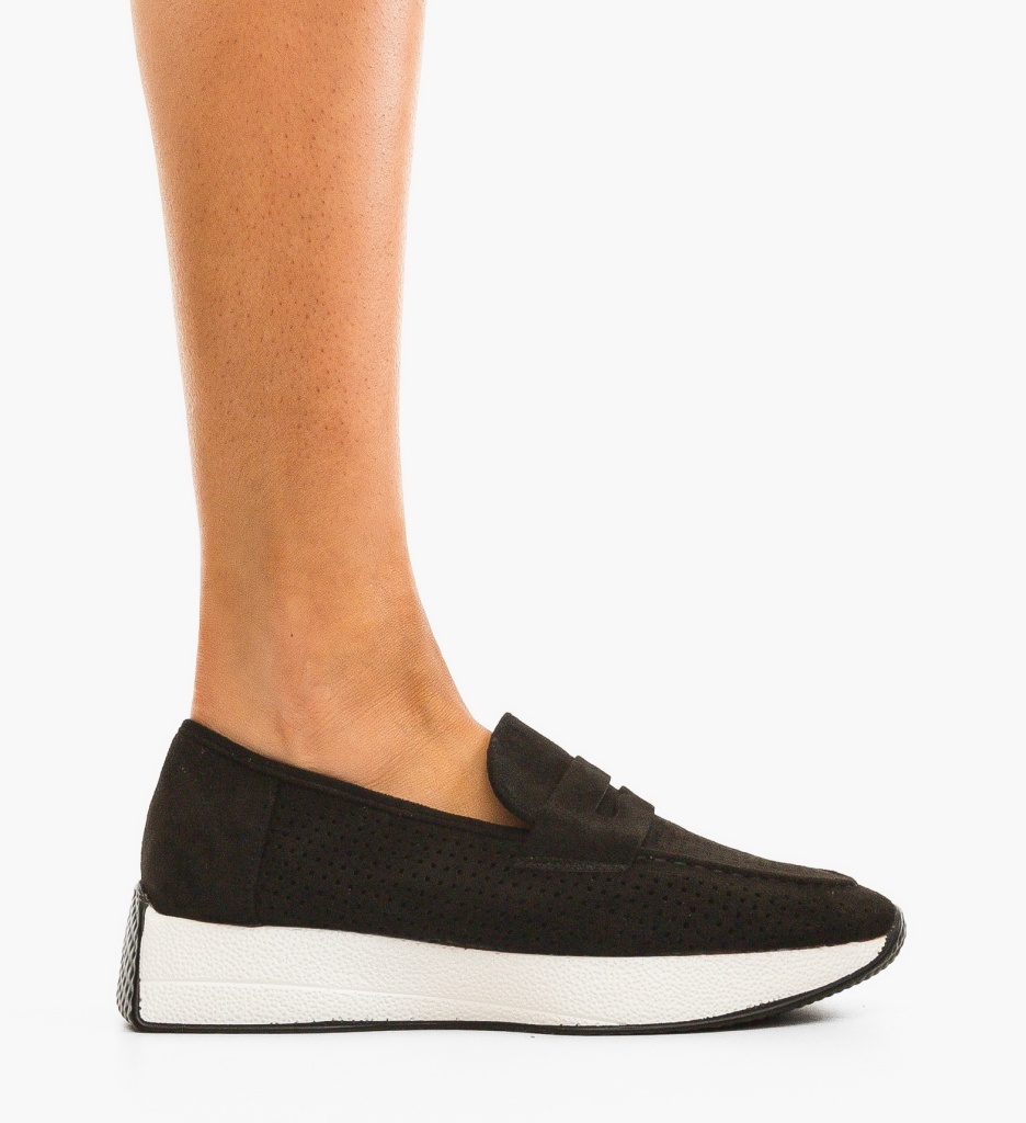 Pantofi Casual Dama Rose Negri - Confort și Stil - imagine 3