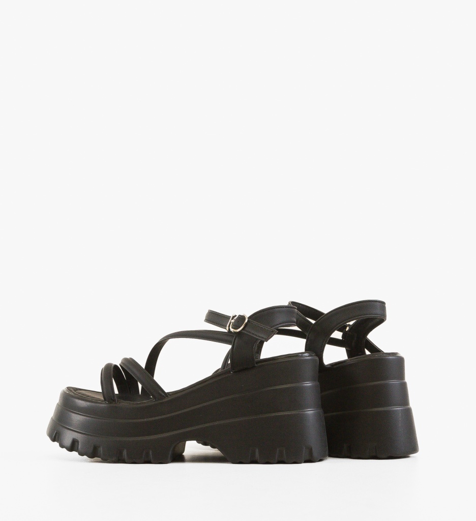 Platforme Dama Jazez Negre - Eleganță și Confort - imagine 4