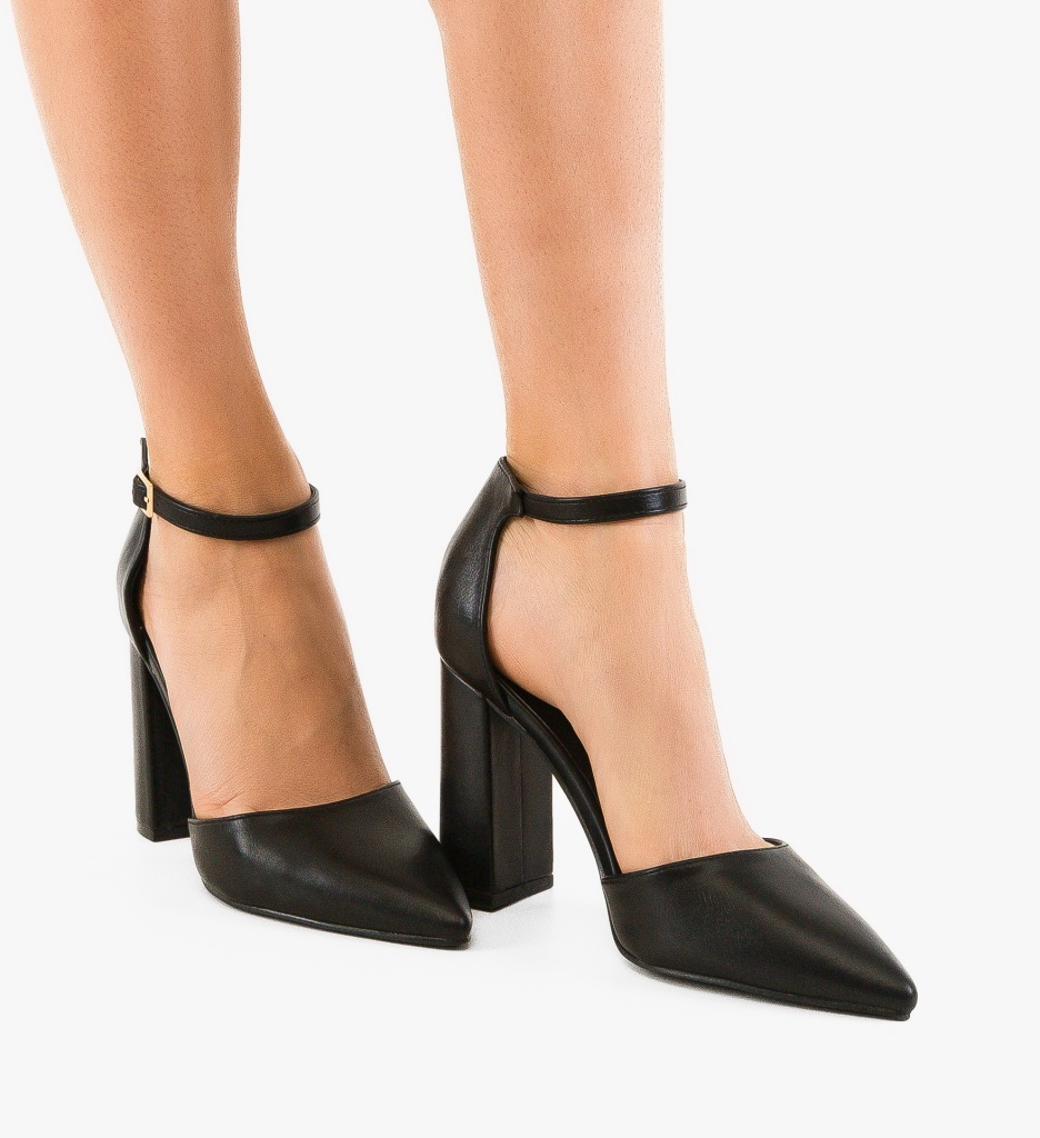 Pantofi Eleganți Saira Negri | Stil și Confort - imagine 3