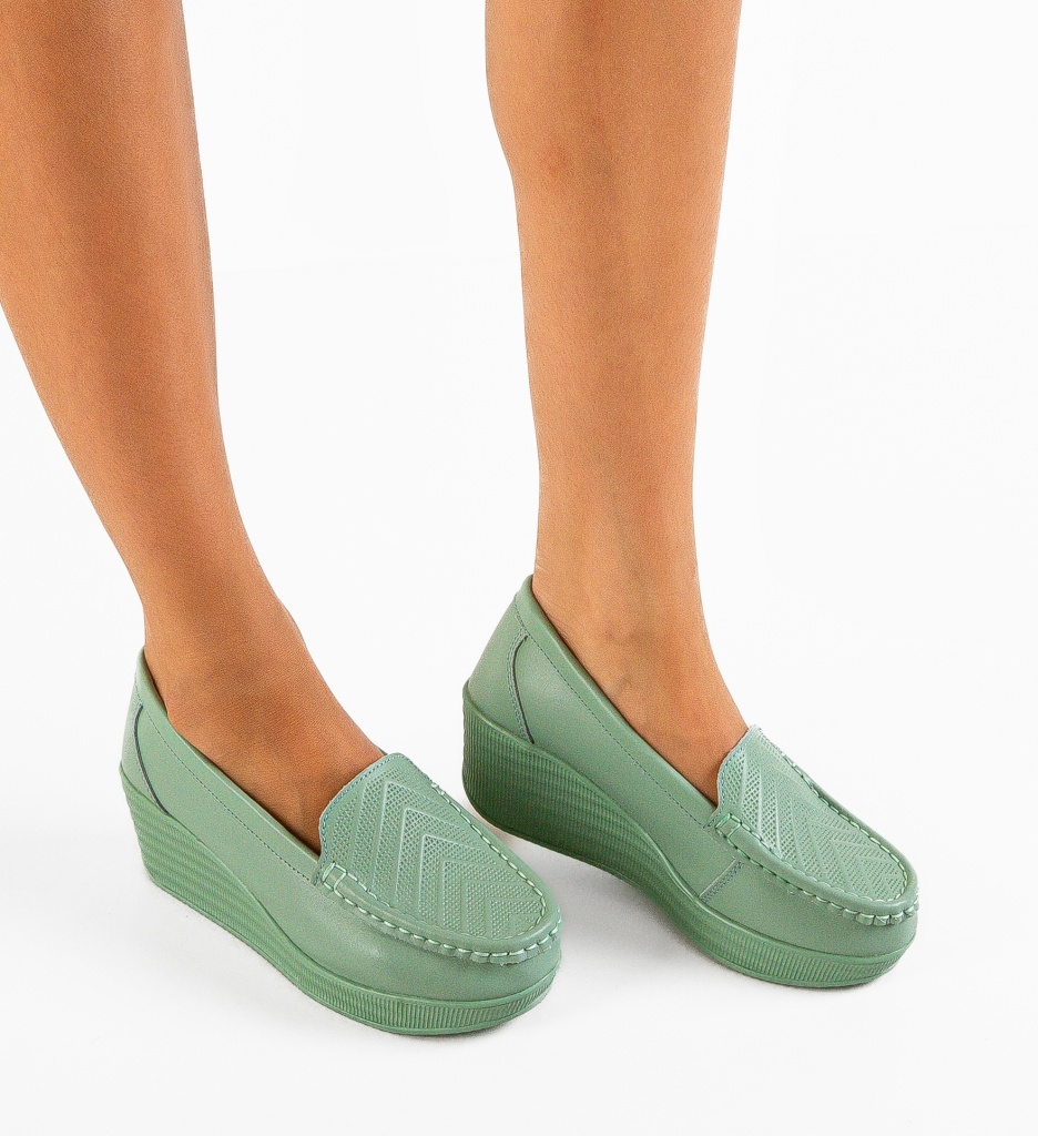 Pantofi Casual Ely Verzi | Stil și Confort Urban