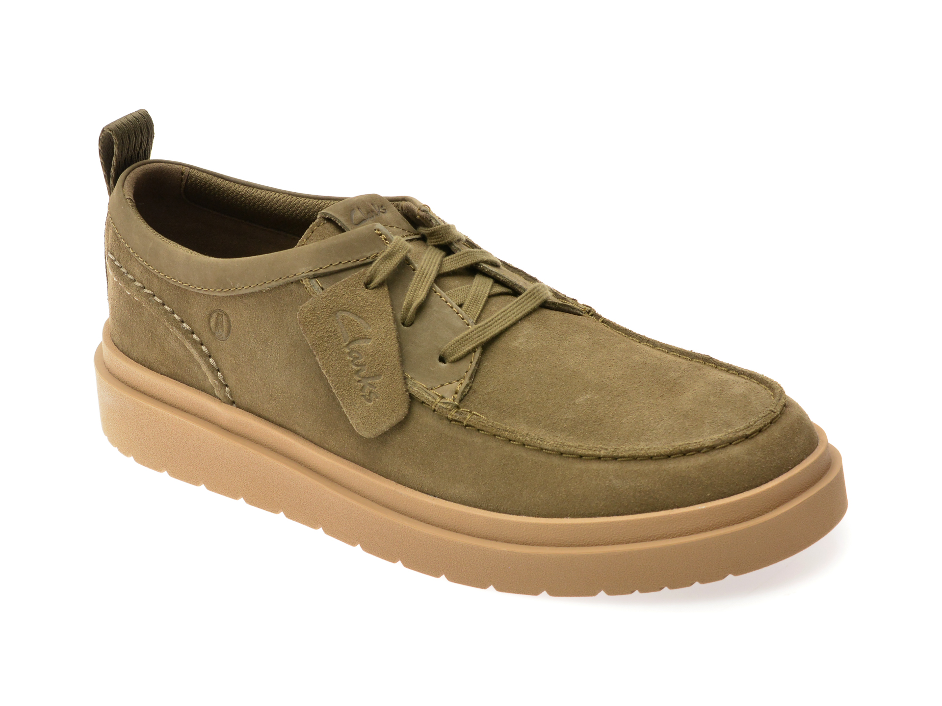 Mocasini Clarks kaki din piele intoarsa