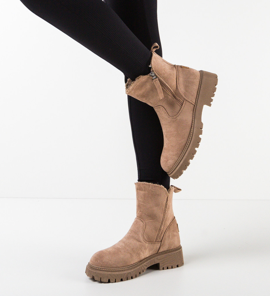 Ghete Bran Khaki - Confort și Stil Premium - imagine 4