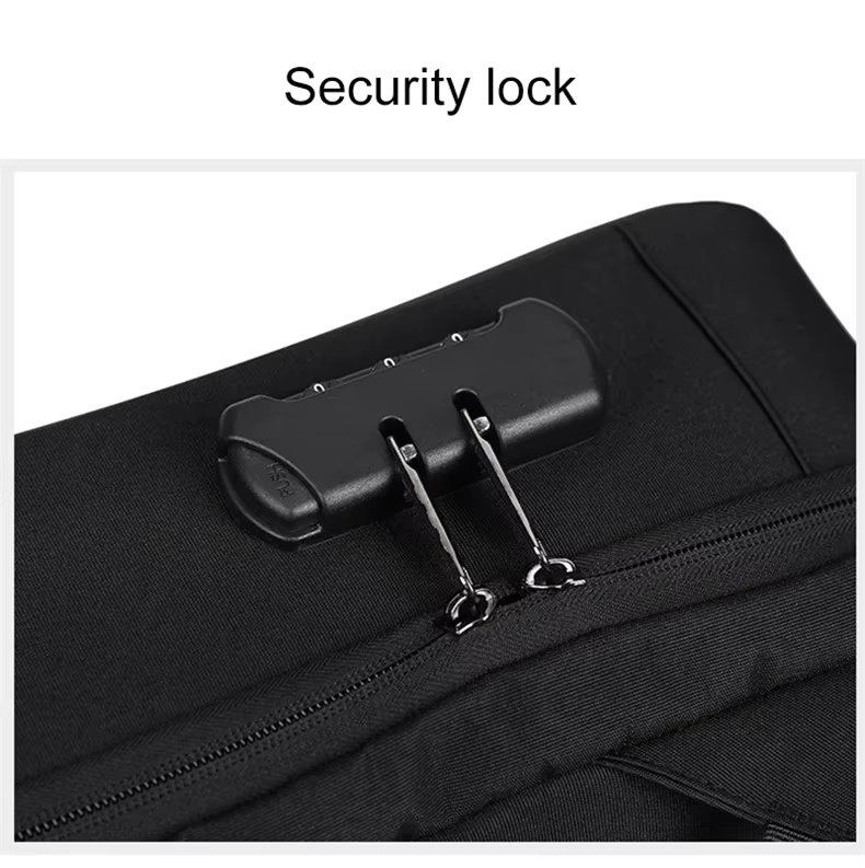 Rucsac Picadili Lorcan Port USB Rosu Impermeabil - imagine 5
