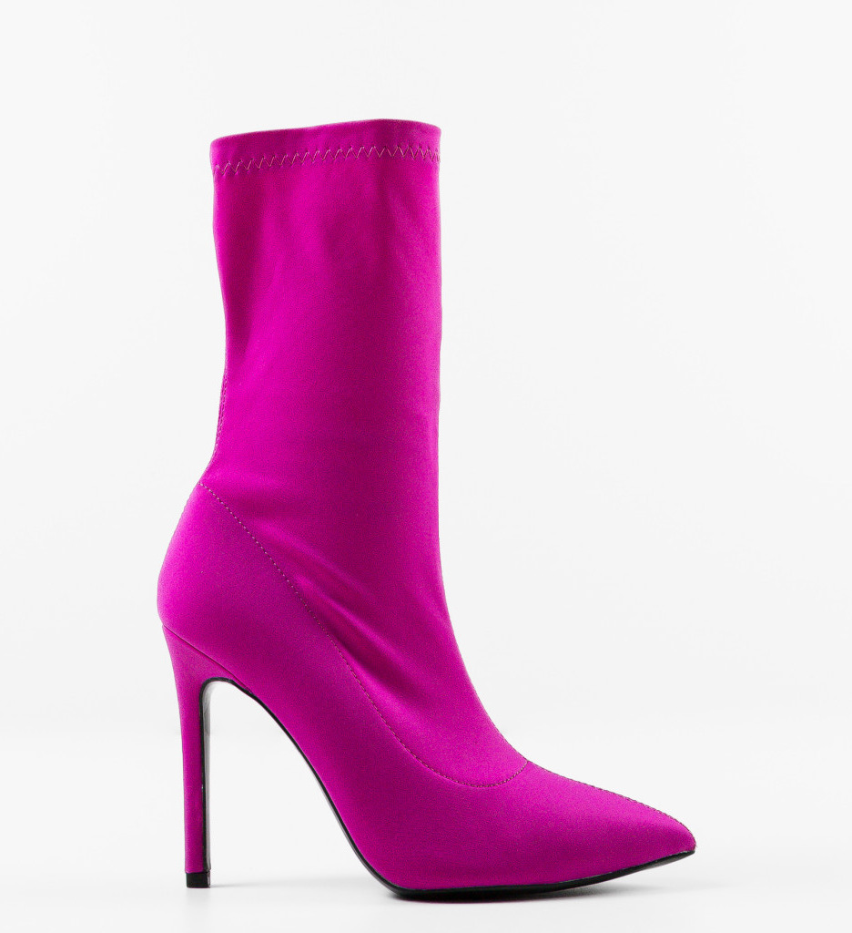 Botine Hugo Fuchsia | Stil Vibrant - imagine 5