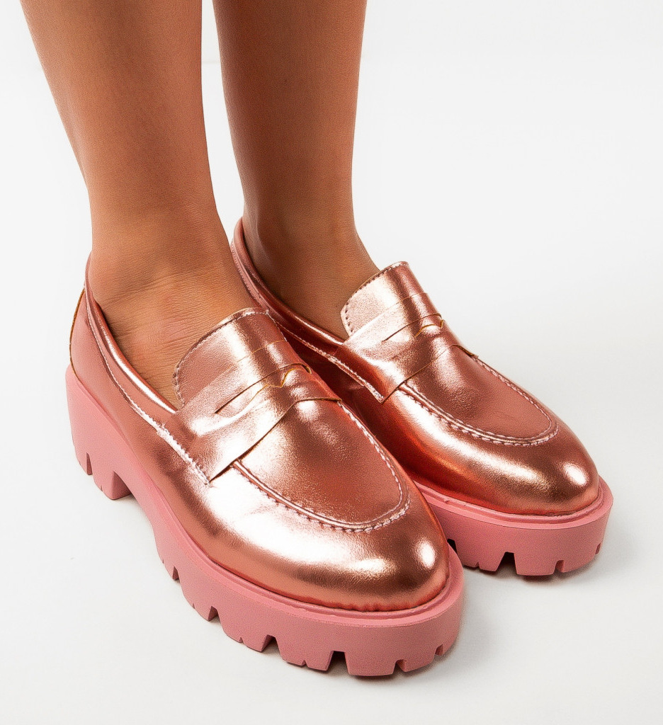 Pantofi Casual Dama Gyna Roz - Confort și Stil - imagine 3