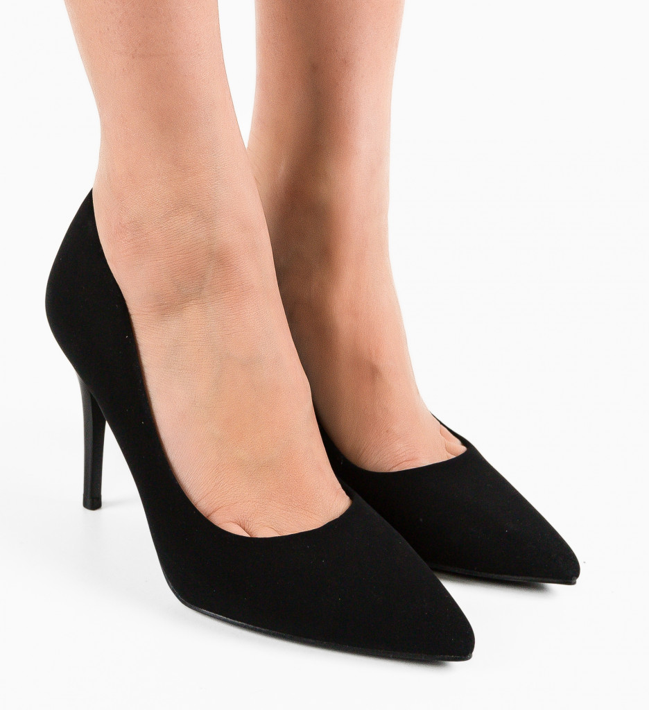 Pantofi cu Toc Kezia Negri 2 - Eleganță și Stil - imagine 6