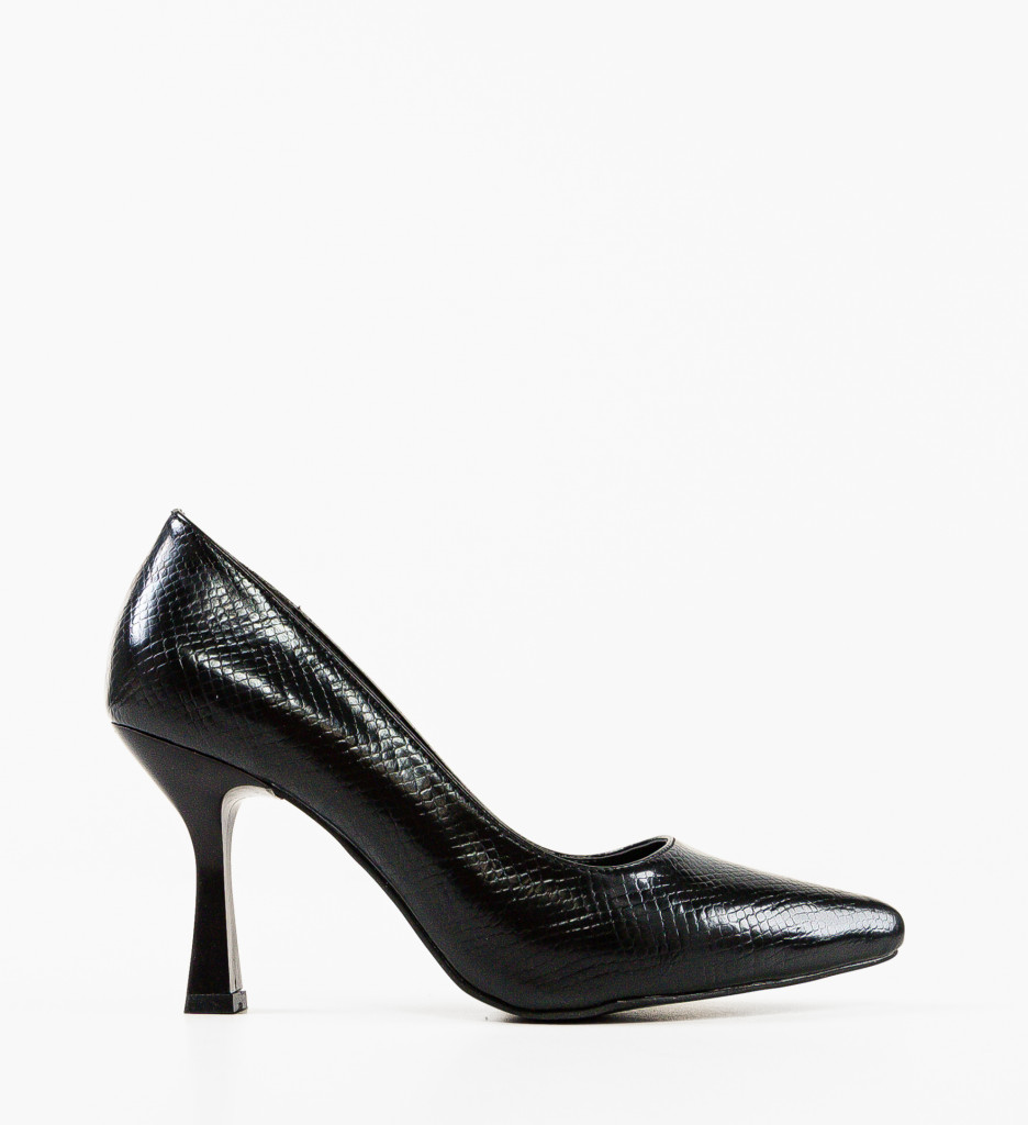 Pantofi dama Pewe Negri 2 cu toc elegant - imagine 5