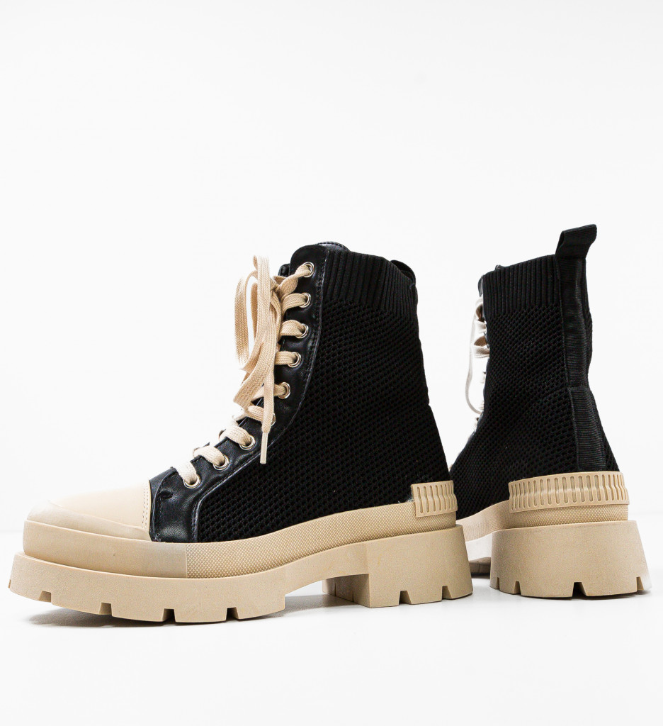 Ghete Dama Marco Negre | Stil Urban Elegant - imagine 6