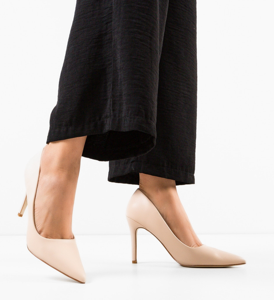 Pantofi dama Howe Bej | Eleganță și Stil - imagine 2