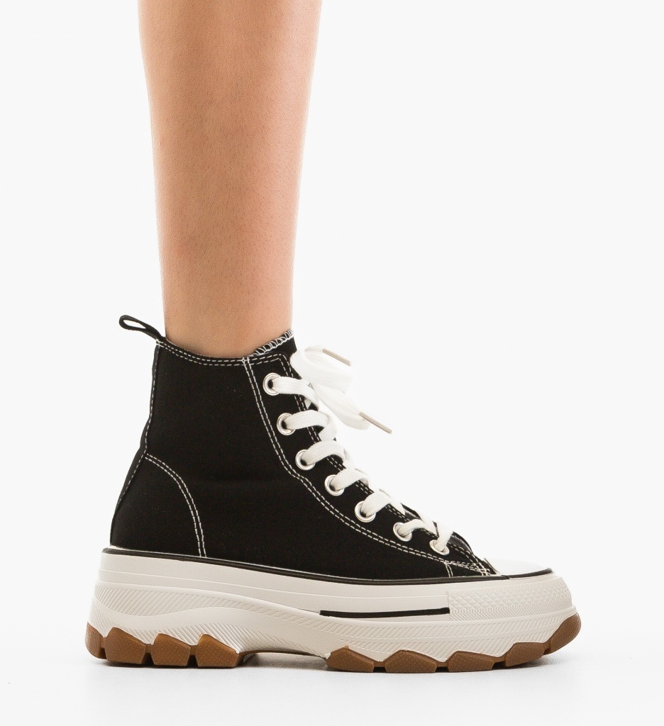 Sneakers Dama Blait Negri - Confort si Stil - imagine 6
