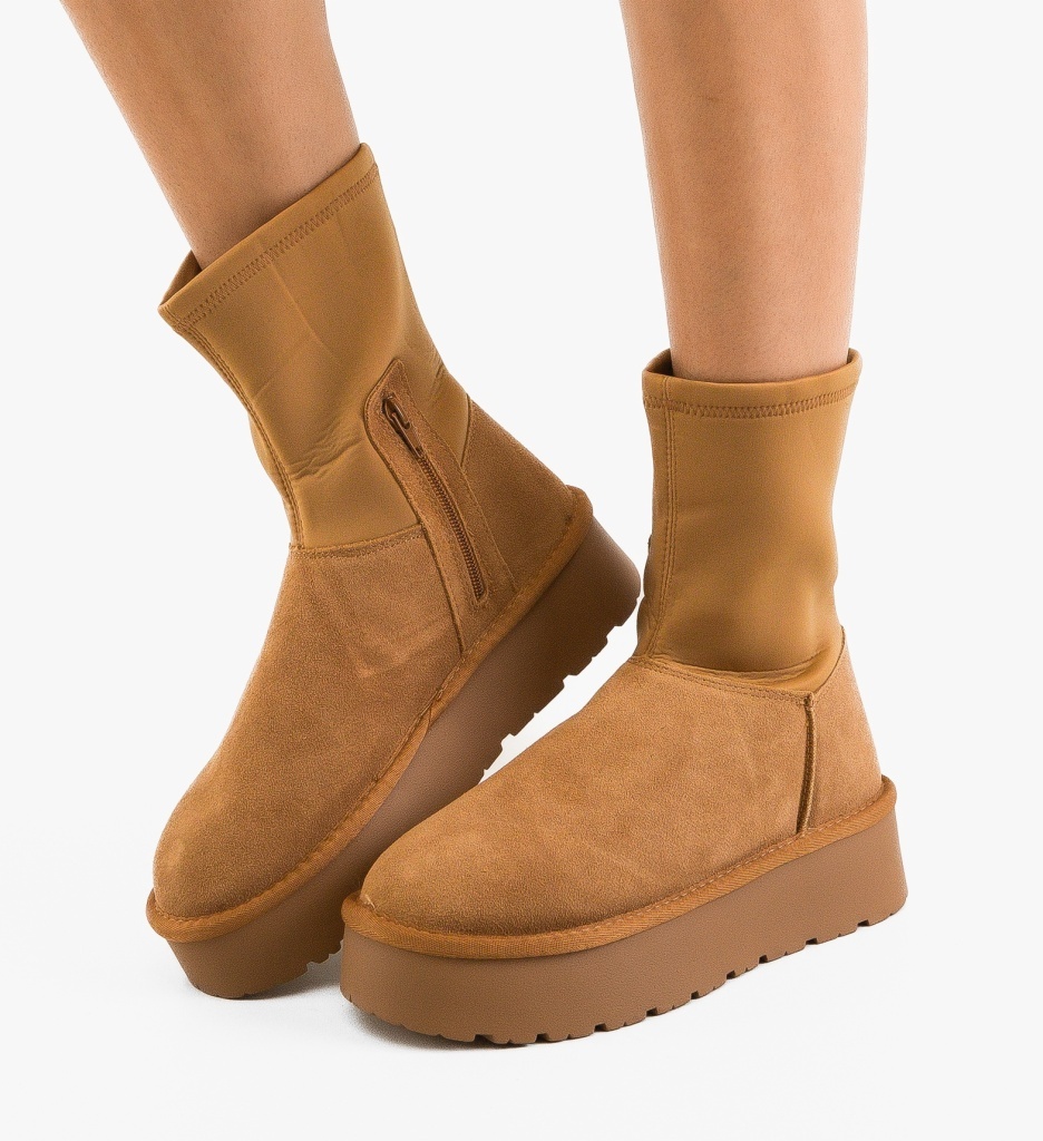 Cizme Ug Daboka Camel Depurtat - Confort - imagine 2