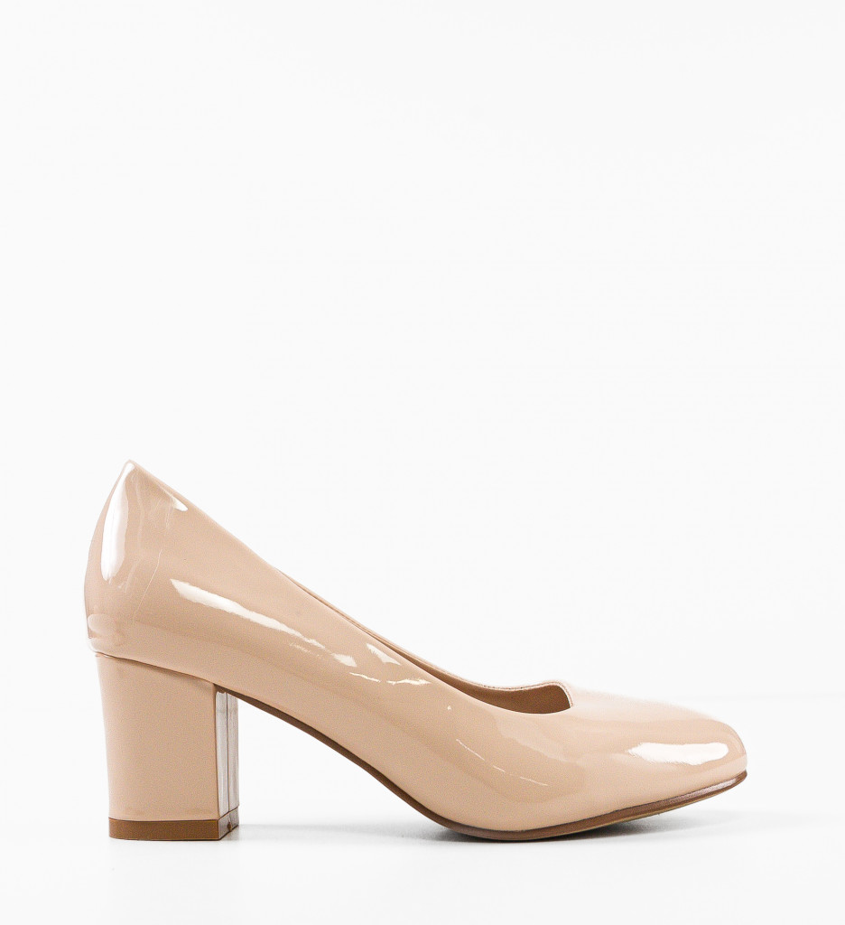 Pantofi Toc Nude Eleganți - Confort & Stil - imagine 4