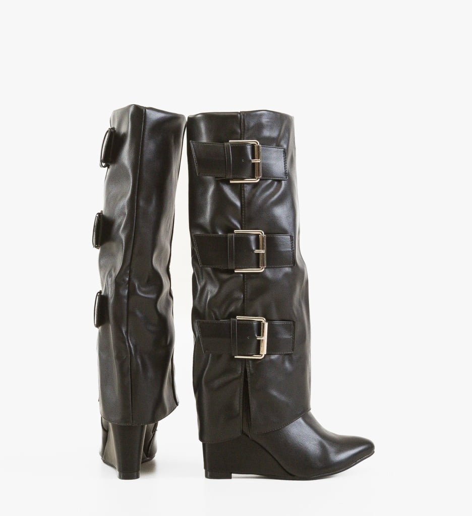 Cizme Depurtat Jymmy Negre | Eleganță Zilnică - imagine 3