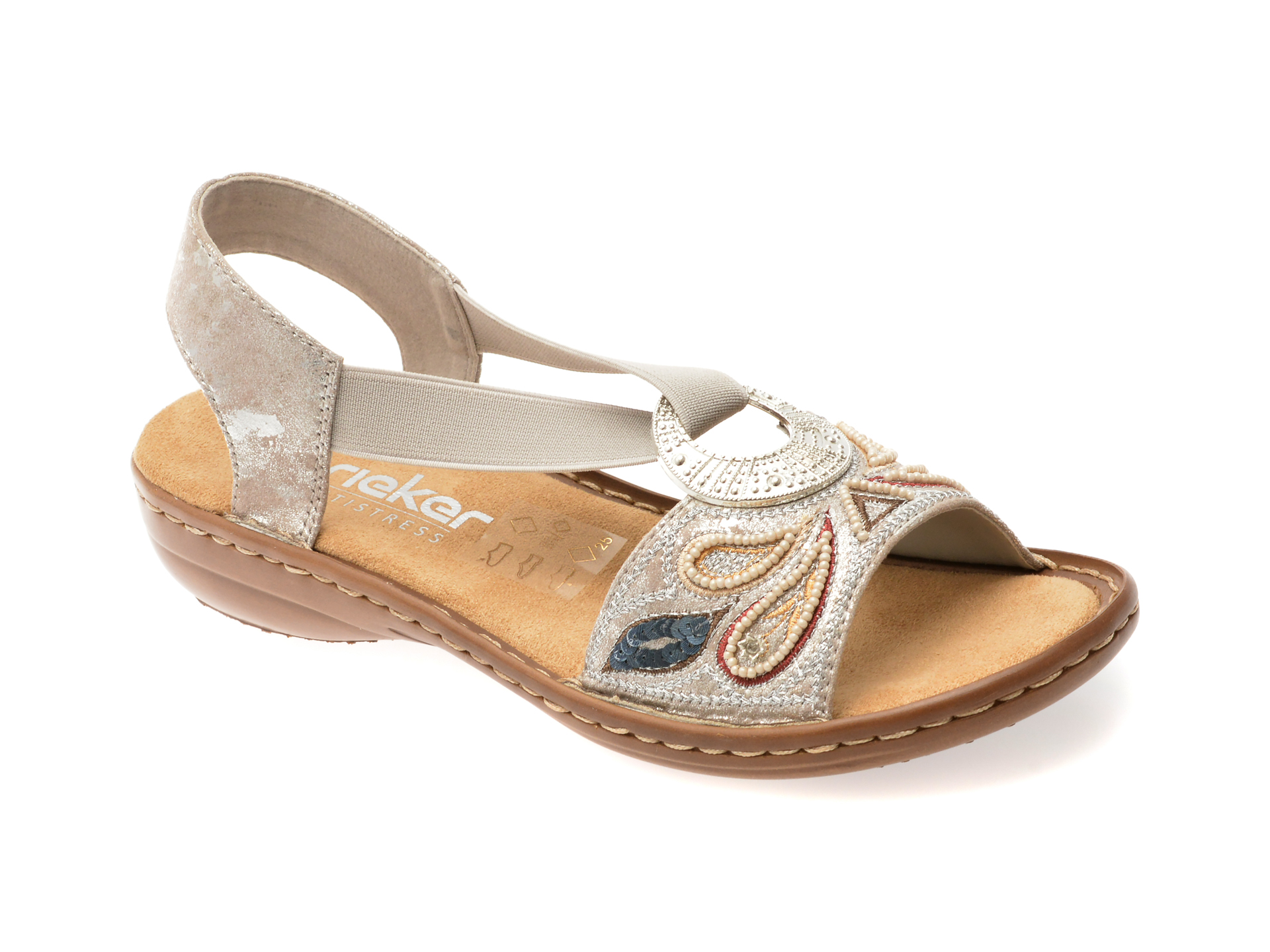 Sandale Rieker Argintii | Stil si Confort