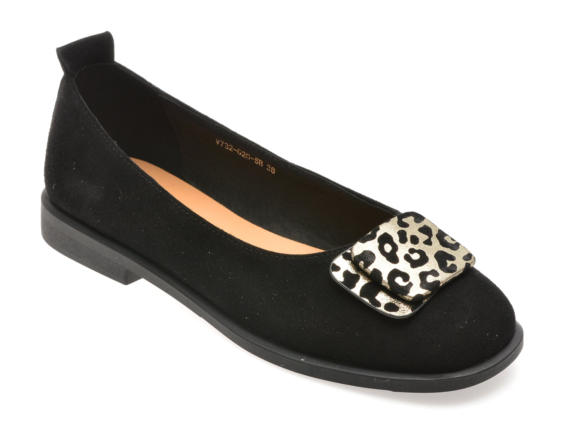 Balerini EPICA Piele Întoarsă - Eleganță Confort
